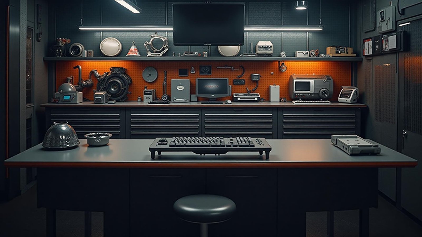 Professional automotive garage